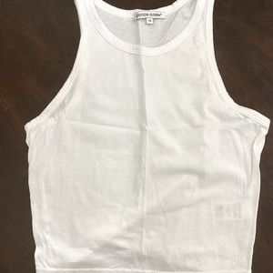Cotton Citizen white muscle tee